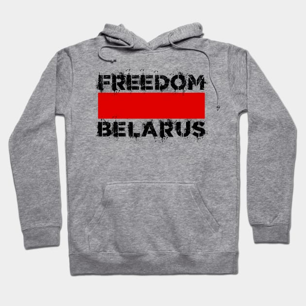 FREEDOM BELARUS PROTEST Hoodie by ProgressiveMOB